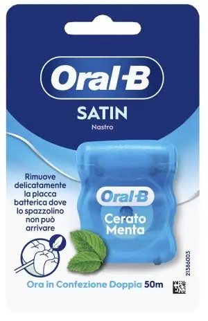 ORALB MAN FILO INTERDENTALE SATIN TAPE MENTA 50 METRI